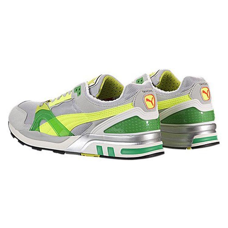 Puma Trinomic XT-2 Plus Glacier Grey Fluro Yellow Men Sneakers 355868-01