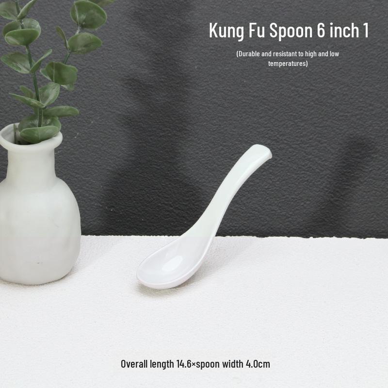 A5 White Melamine High-Temperature-Resistant Noodle and Soup Bowl, Ramen Bowl, Rice Noodle Roll Plate, Vegetable Plate.