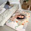 Fiona Apple Floor Mat Soft Thickened Absorbent Non-Slip Bedroom Living Room Door Mat Home Decor Flannel Rugs