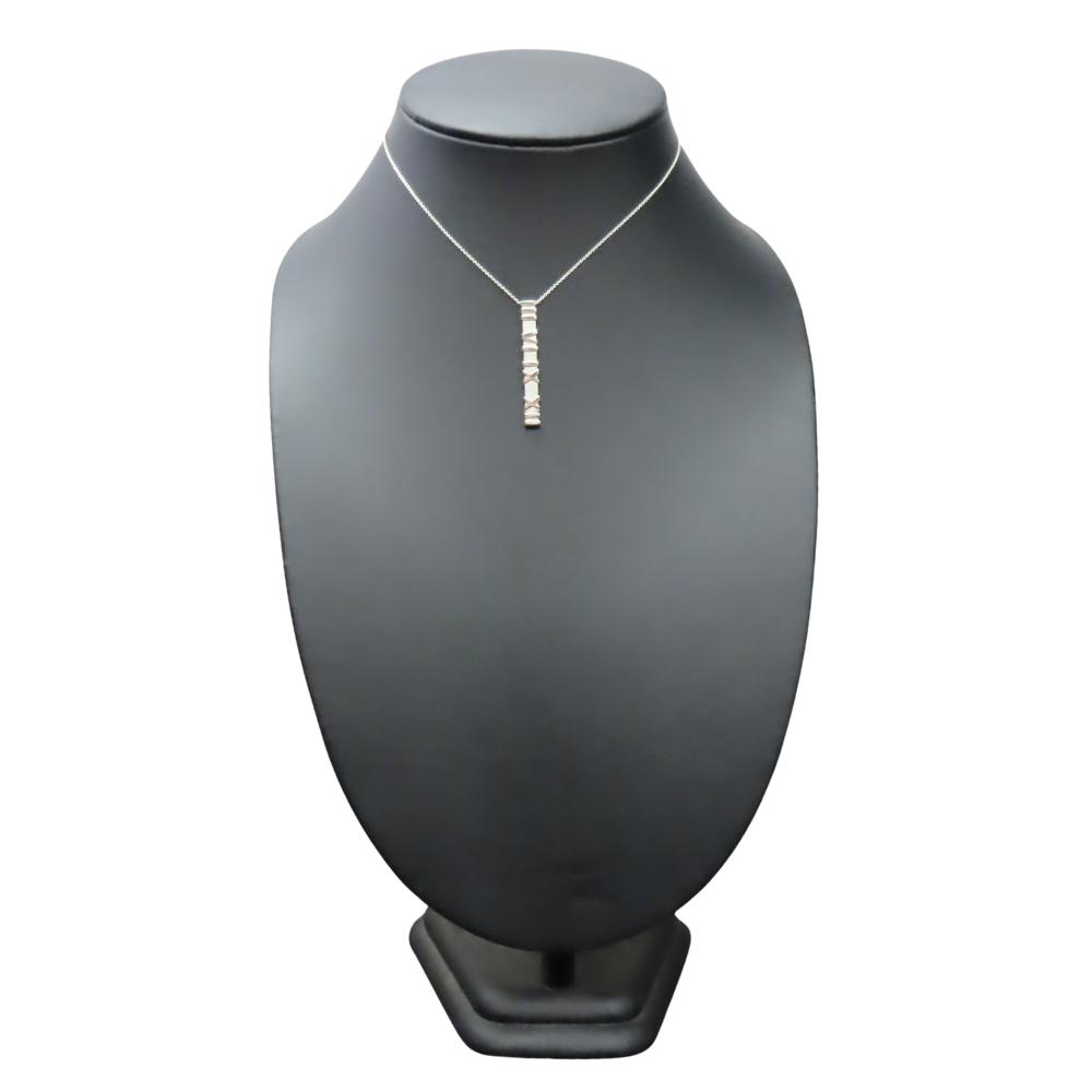 Used TIFFANY&Co. Necklace Atlas bar Silver925 6.8g Silver Accessories