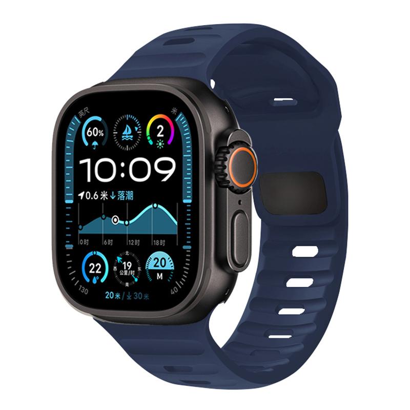 Armband für Apple Watch Band 44mm 49mm 45mm 46 42mm 40mm 41mm Sport Silikonarmband correa iwatch Serie 7 6 3 se 8 9 10 ultra 2