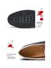 Men's British Style Slip-On Leather Loafers: Plus Size, Color Block, Pointed Toe, Bow Detail, Formal & Casual.