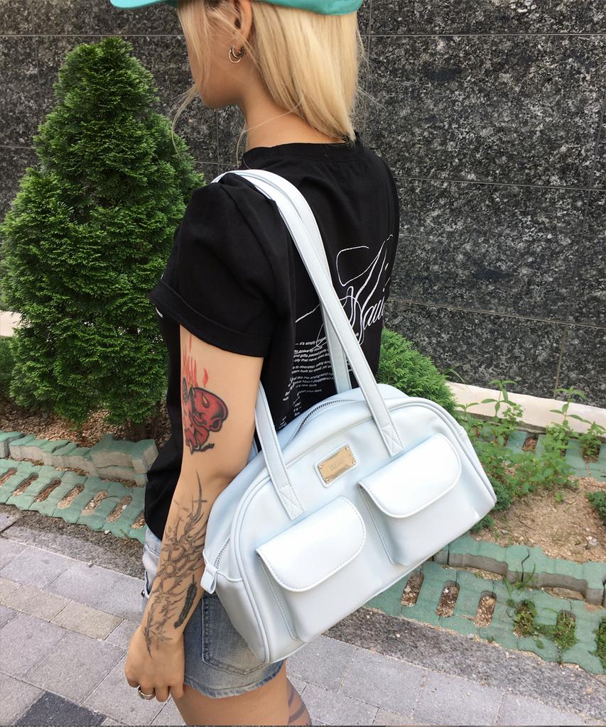 Paons Shering Bobusang Shoulder Bag Sky Blue