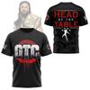 2025 Summer Men's New 3D Printed Roman Reigns Motorcycle OTC Men's T-shirt Street Casual Sports Fashion