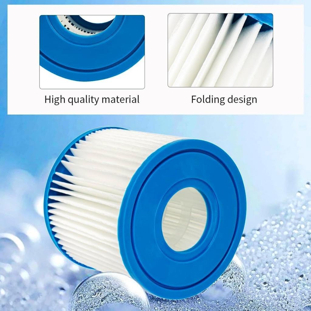 2 pezzi Cartuccia Filtro Sostitutiva Tipo S1 per Pompa Piscina Intex PureSpa 28429E, 28403E, 28407E, 28443E, 28453E, 28421E, 28423E, 28413E