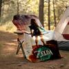 1pc Game Zelda Theme Blanket - Digital Print, Polyester, Cozy for All Seasons, Perfect for Outdoor, and Travel