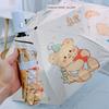 Dessert Butter Bear Sun Umbrella, Dual-Use Sunshade and Rain Umbrella, Sun Protection, Uv Protection, Foldable 70% Off Umbrella for Girls