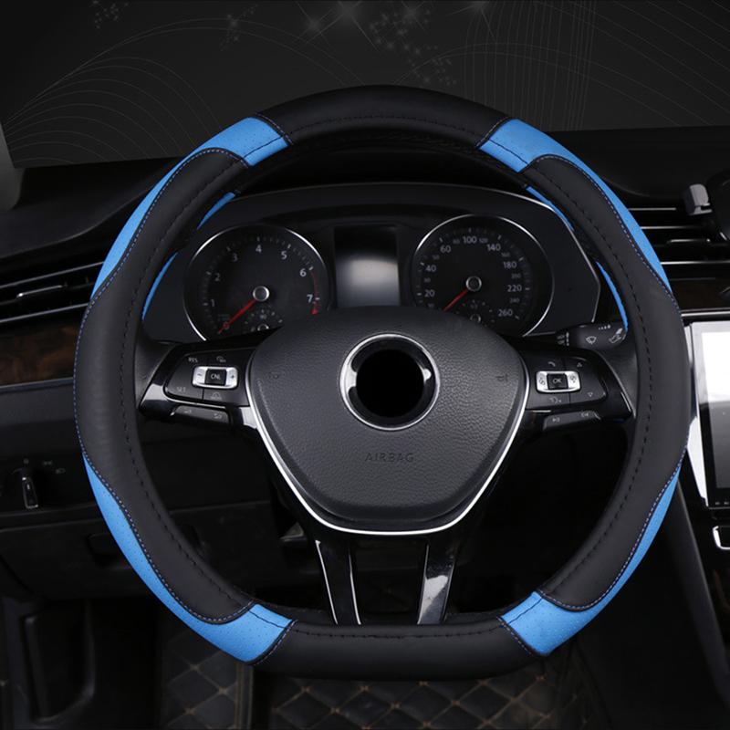 D Type Car Steering Wheel Cover Wrap For Chery OMODA C5 S5   2024 Auto Accessories Braid On Steering-Wheel Protector