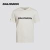 SALOMON Trendy Short Sleeve Gray And White Round Neck T-Shirt Men Tops C26764