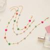 Trendy Red Cherry Pendant Bracelet Set for Women Exquisite Zircon Heart Bracelet Anklet Necklace Wedding Jewelry Party Gift