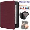 12-Color Fabric Texture Soft Shell Case for Kindle Paperwhite 543 Youth (2024)