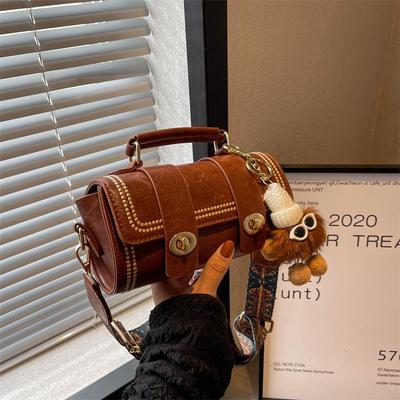 Bolso Boston Chic Retro para Mujer 2025: Bolso de Hombro Cilíndrico Versátil de Mano y Bandolera