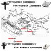 24Pcs Car Engine Undertray Fixing Clips Screws for Mercedes-Benz E-Class C-Class W203 W204 W211 Under Cover Rivet Fasteners