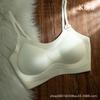 Micro-abraded vest type seamless underwear women's small breasts micro-gathering sports bra closed breast anti-sagging bra