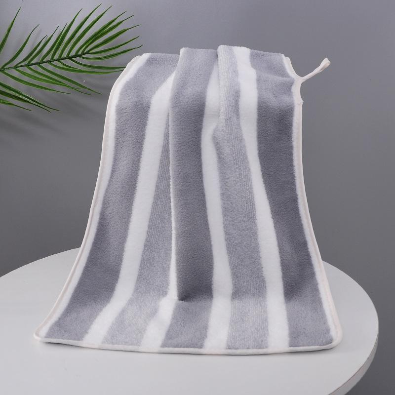 1 Pc Thickened Quick Drying Absorbent Bath Towel Soft Face Towel for Home Bathroom
