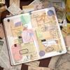 45 Pcs/pack Vintage Inviscid Decorative Paper DIY Scrapbooking Material Paper Hand Made Junk Journal Background Paper