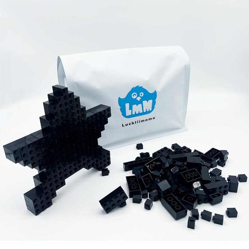 600/1200 Pieces Classic Building Blocks Basic MOC Bulk Building Bricks White Grey DIY Assembled Creative Educational Toys Gift