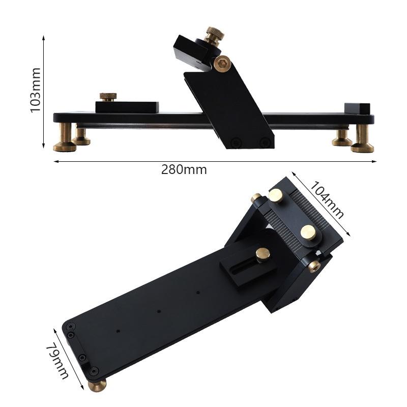 Aluminum Fixed Angle Sharpening Frame Knife Sharpener Stone Tool Sharpening Woodworking Tool for Planer Chisel Carving Knife
