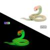 3D Printed Snake Luminous Movable Joint Simulation Snake Figurine Creative Home Office Desktop Decoration New Year Gifts Crafts