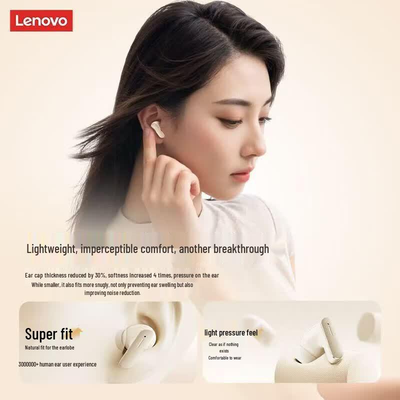 Lenovo EA266 Wireless Bluetooth Noise-Cancelling Earbuds