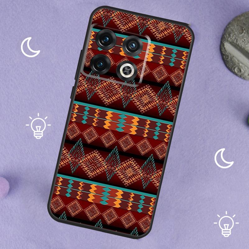 Tribal Ethnic Pattern For OnePlus 15 13 12 11 13R 12R 10R 13T 10T 8T Case For OnePlus Nord 5 CE 3 2 4 Lite N20 N30