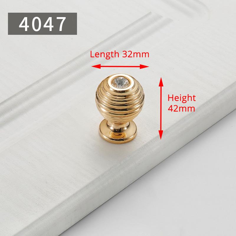 Zinc Alloy Pearl Gold Cabinet Knobs Kitchen Door Handles Drawer Cupboard Door Handle Cabinet Handles for Furniture Hardware