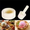 Quick Homemades Dessert Mold For Ice Cream Cone And Waffles Easy Shaping Tool With Wooden Plastic Designs