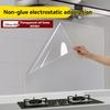 Wall Protector Film Kitchen Oil Proof Wall Sticker Stove Cabinet Heat-resisting Self Adhesive Wallpaper Waterproof Decoration