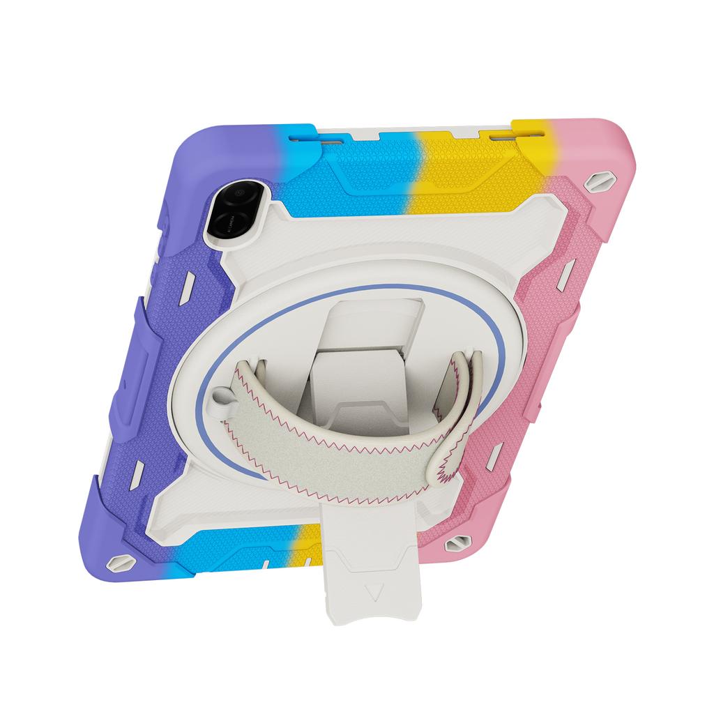 For Honor Pad X9/X8a Case Kickstand Hand Strap PC+Silicone Tablet Cover