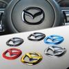 1PCS Car Steering Wheel Logo Airbag Sticker Label Non-destructive Installation Decorative Stickers For MS Demio MPS Miata