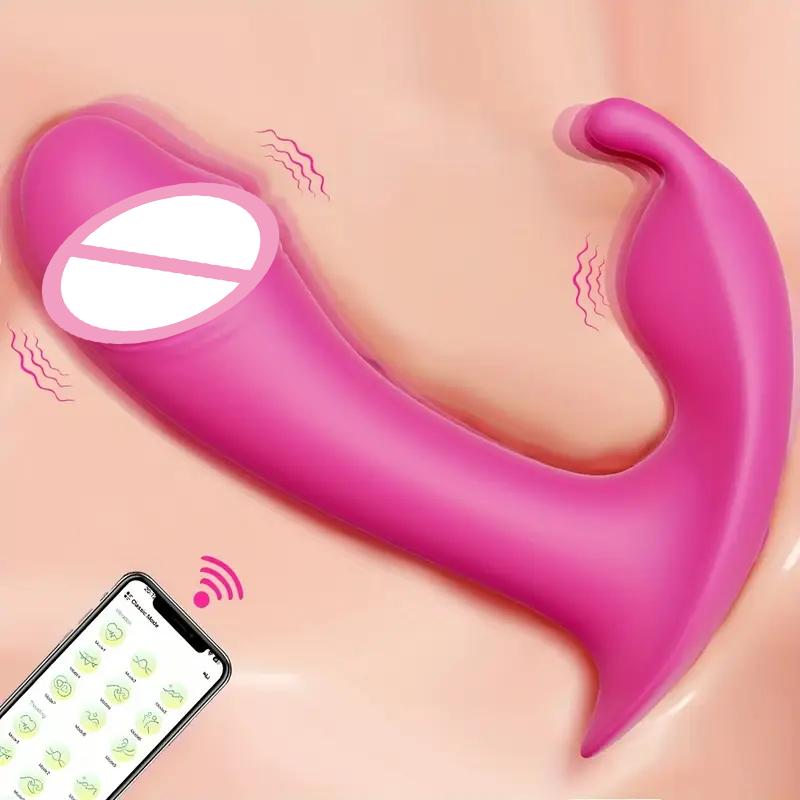 G-Spot Vibrator Wearable Dildo Wireless APP Clitoris Stimulator for Women Massager Vibrating Female Anal Plug Erotic Sex Toys