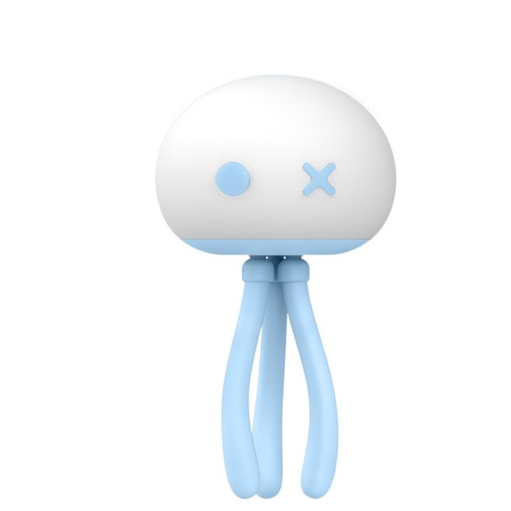 

Deformable Silicone Jellyfish Night Light Eye Protection Touch Sensor Bedside Lamp Sleep синій