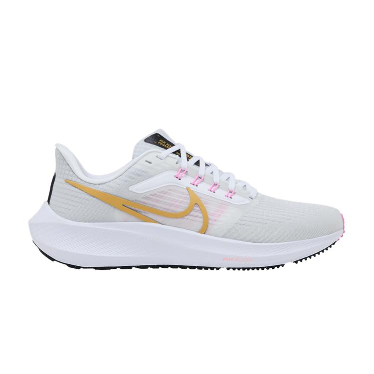 Nike Wmns Air Zoom Pegasus 39 White Gold Pink 36.5