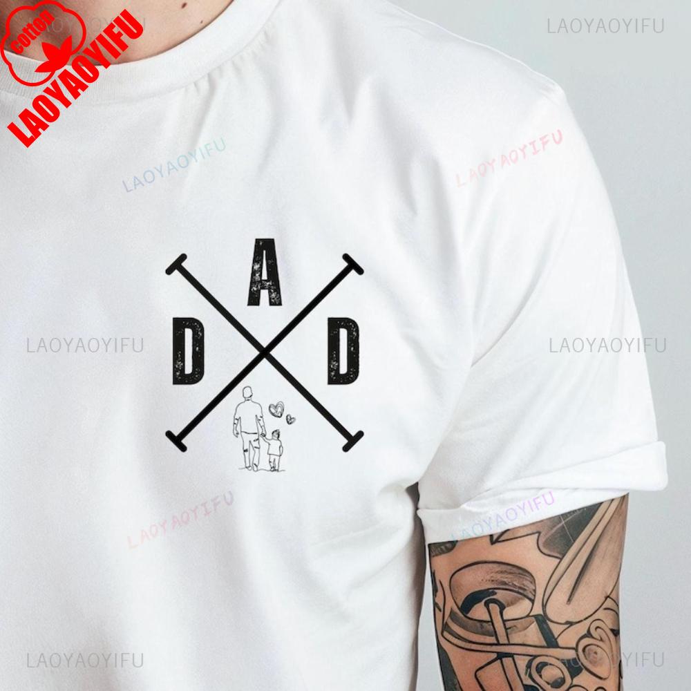 Expecting Dad Announcement Graphic T Shirts Fathers Day Cool Dad Gift Cotton Sweatshirt Best Dad Shortsleev Fashion Streetwear S