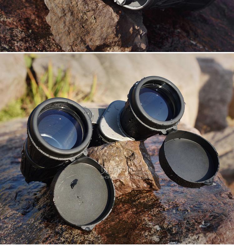 HD 10x50 Dual-Adjustment Binoculars for Outdoor Hiking and Mountaineering