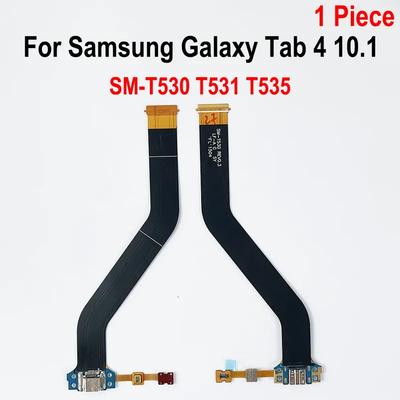 Conector de Carga USB Enchufe Base Zócalo Jack Cable Flexible para Samsung Galaxy Tab 4 10.1 T530 SM-T530 T531 T535 Cable Flexible de Carga