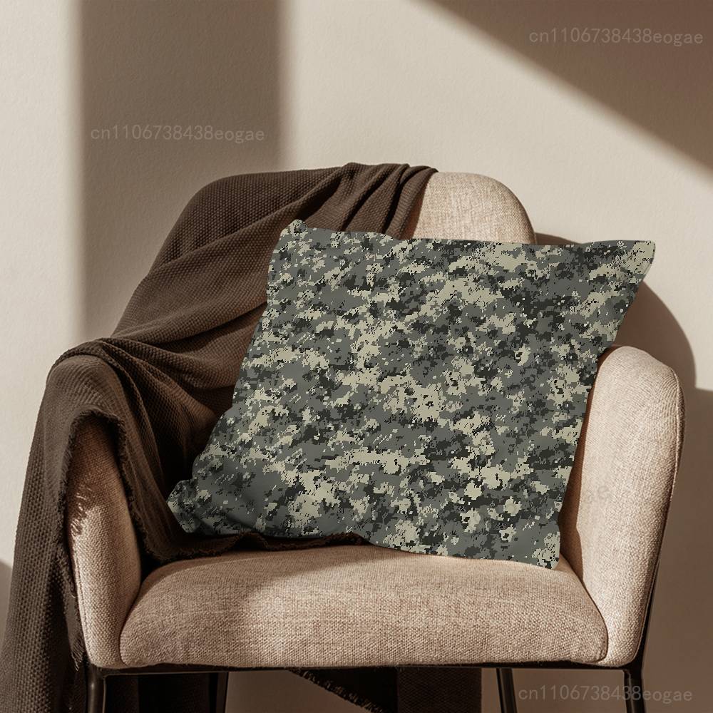 Flecktarn Camo Art Throw Pillow Case For 45x45cm,55x55cm,30x30cm For Home Bedroom Decoration And Protector