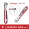 Ultra-Thin Mini Ratchet Wrench & Right-Angle Screwdriver for Tight Spaces
