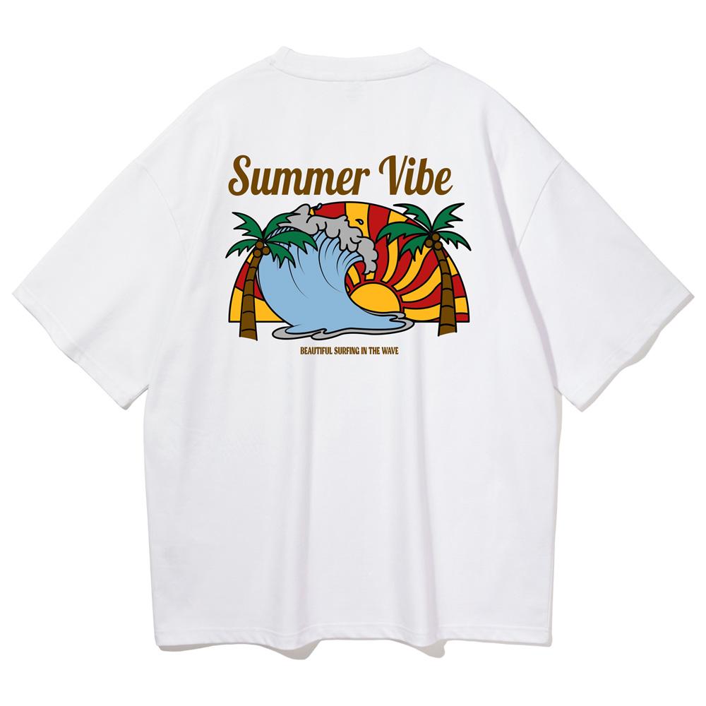 ALVINCLO Summer Vibe Oversized Short Sleeve T-Shirt Ast4519 (3 Colors)