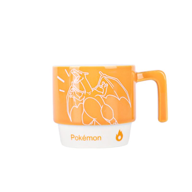 SHUNXIANG Ceramic Mugs Pokémon Licensed Mugs Snorlax Stackable Kawaii Anime Boy Girl Breakfast Milk Juice Cup Ceramic Coffee Cup