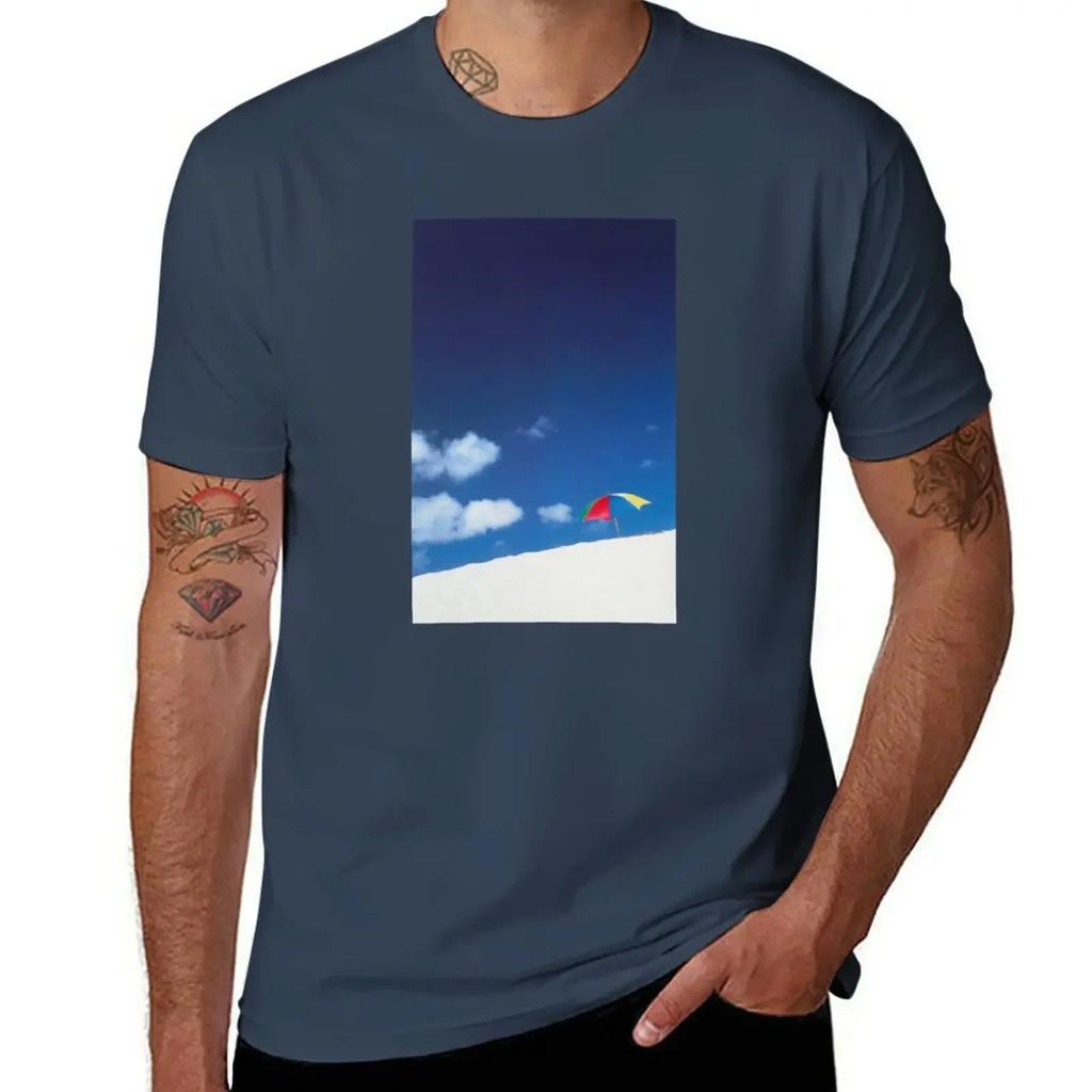 Chris Rea: T-shirt On The Beach t-shirt grafica camicetta vintage t-shirt nere per uomo
