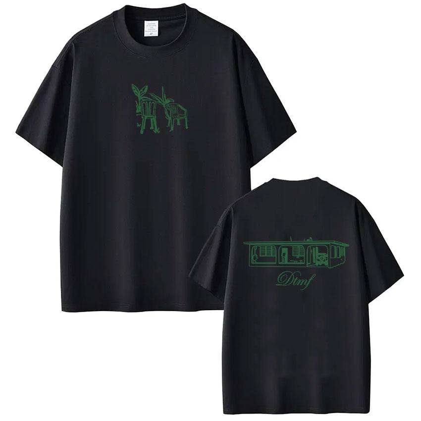 Rapper Bad Bunny Debi Tirar Mas Fotos DTMF T Shirts Unisex's Women Clothing Fashion Vintage Hip Hop Cotton T-shirts Tops Streetwear