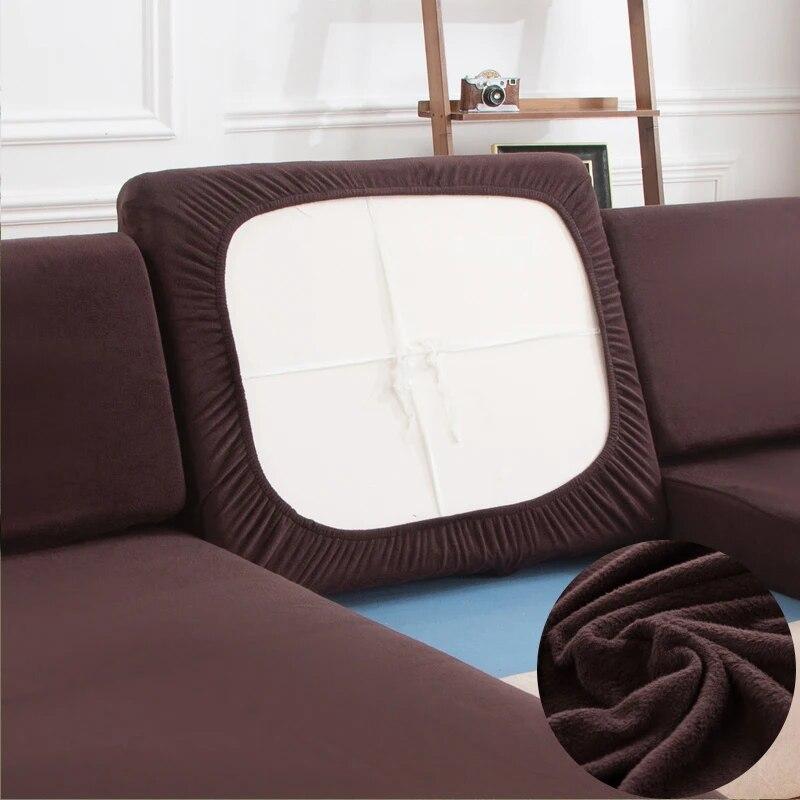 Plüsch Sofakissenbezug Für Wohnzimmer Sofabezüge Überwurf Für Chaiselongue Sofa Schutzbezug