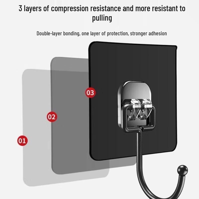 

Multi-Purpose Traceless Adhesive Wall Hooks