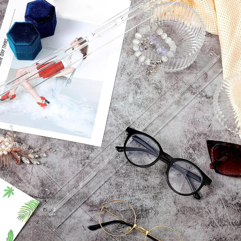 Space Saving Sunglasses Storage Stand Holder Muti-functional Acrylic Wall Mount Sunglasses Organizer and Display Rack