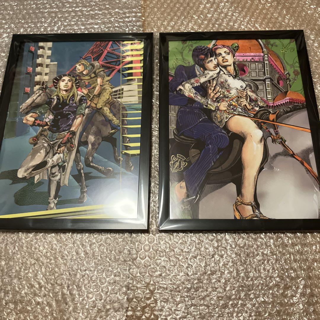 

[USED] JoJo s Bizarre Adventure Framed Posters Johnny Tokyo Tower Florence Set of 2