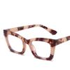 New Anti Blue Light Glasses for Women Fashionable Decoration Cat Eyes Eyeglass Retro Color Computer Eyewear Luxurious Design