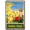 Metal Tin Signs City View Landscape Wall Decoration Plaque Vintage Poster Iron Painting for Man Cave Home Cafe Garden Club Bar