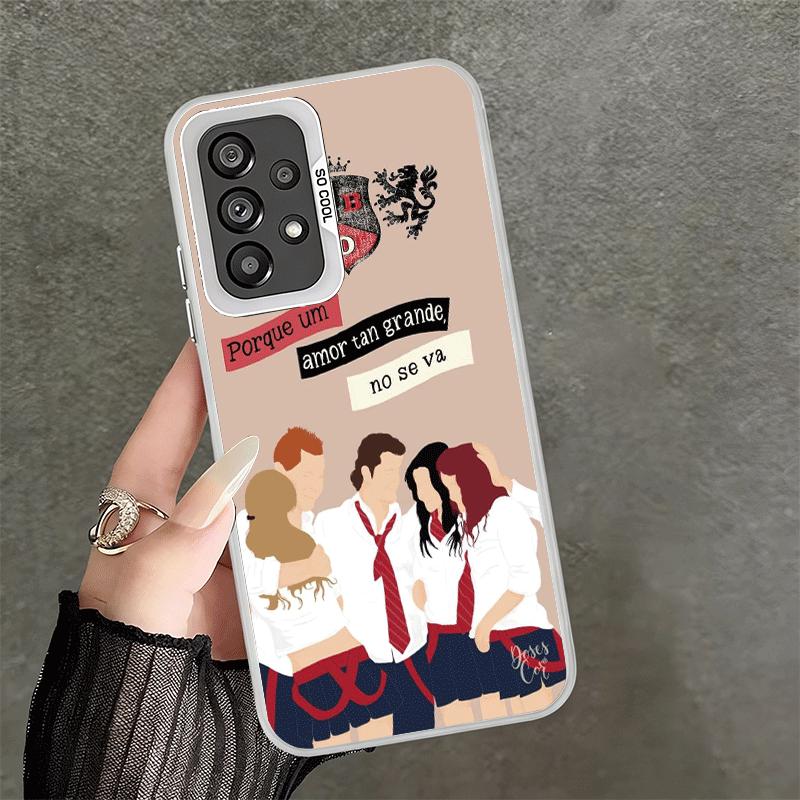 F-Fashion RBD R-Rebelde Shockproof Phone Case for Samsung A17 A16 A15 A14 A37 A57 A36 A56 A26 A35 A55 A25 A34 A54 A24 A13 A23 A3