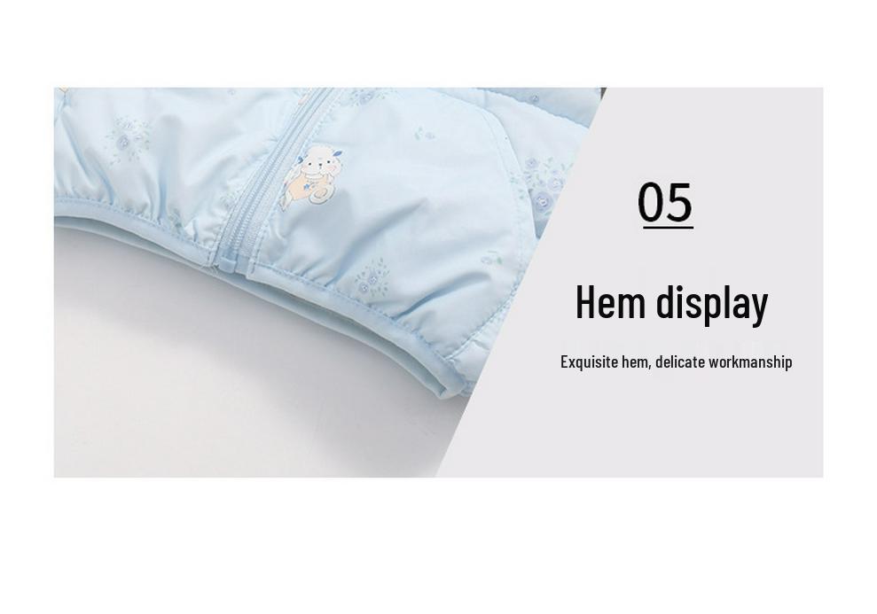 Kids' Cartoon Cotton Jacket with Ears - Short Style for Boys & Girls, Autumn/Winter Outerwear